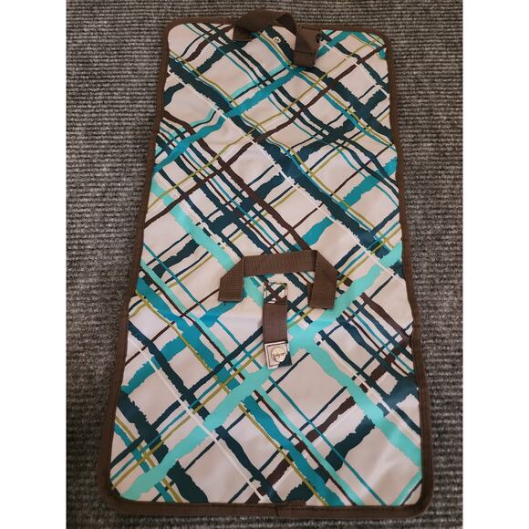 thirty-one Handbags - Thirty-One Sea Plaid Uptown Jewelry Bag Travel Cosmetic 12-Pocket Organizer